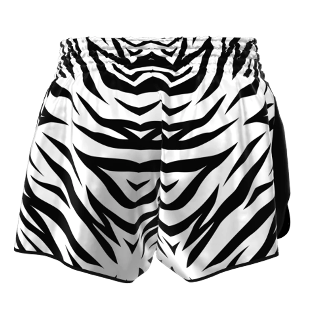 Shorts Muay Thai Tigre Branco