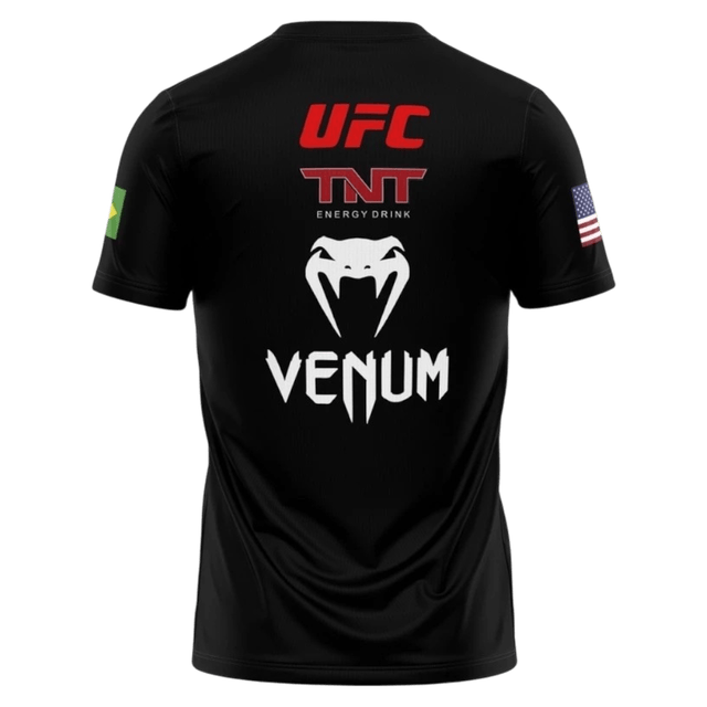 Camisa UFC x Venum Preta