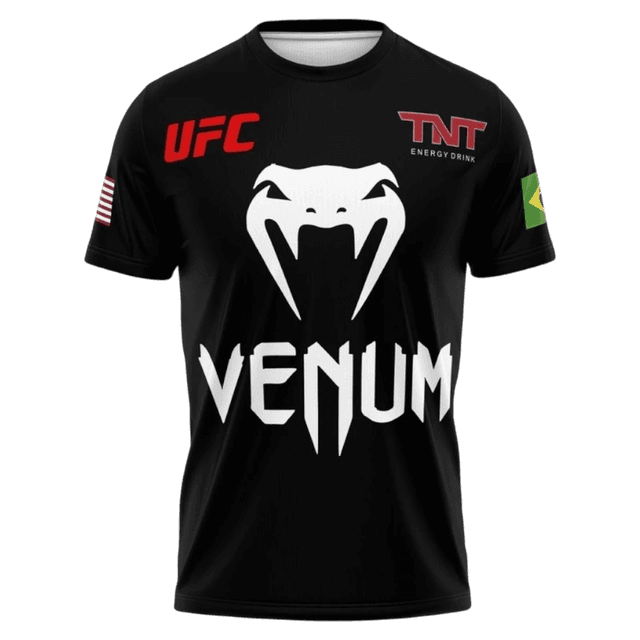 Camisa UFC x Venum Preta